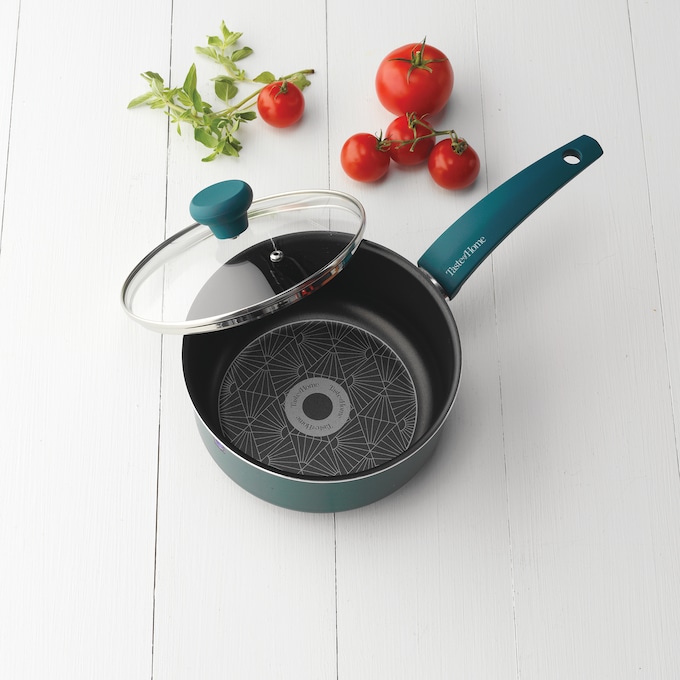 Taste of Home 2-Quart Nonstick Aluminum Saucepan with Lid, , large