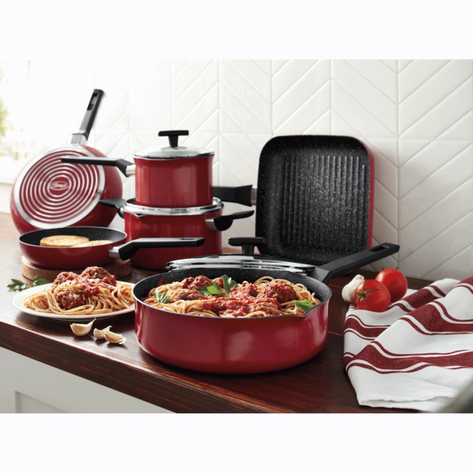 Ginny's 9-Piece Aluminum Cookware Set, , large