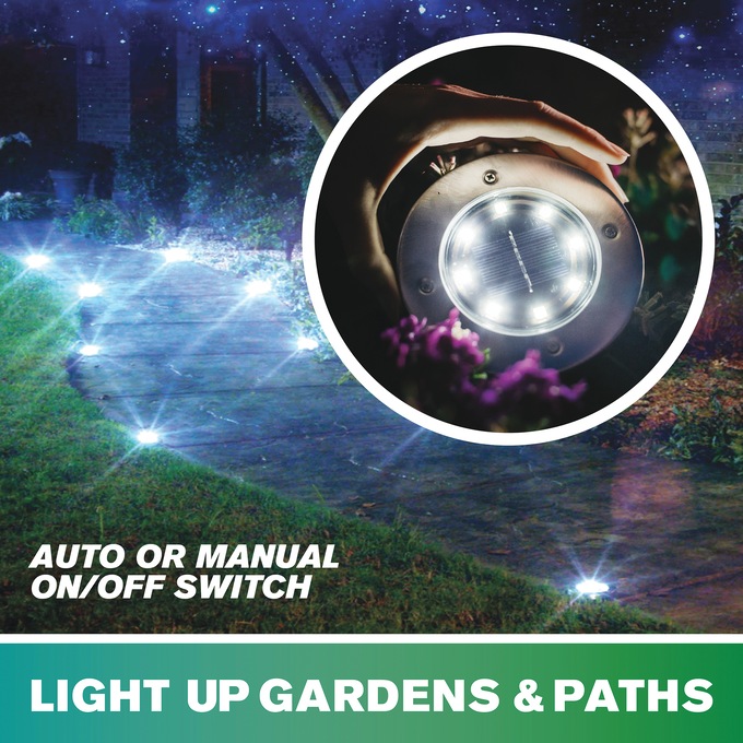 Bell+Howell Disk Lights Deluxe 4-Pack, , large