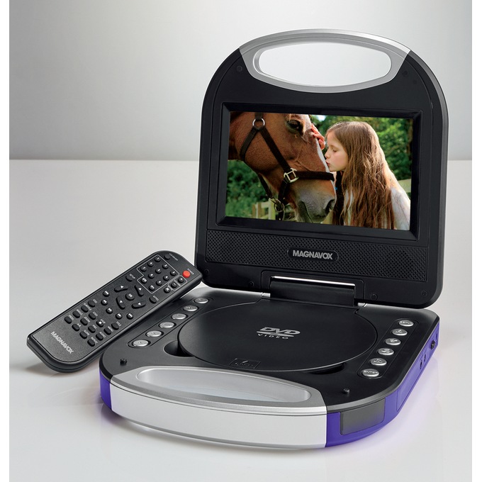 Magnavox 7" Portable DVD/CD Player, , large