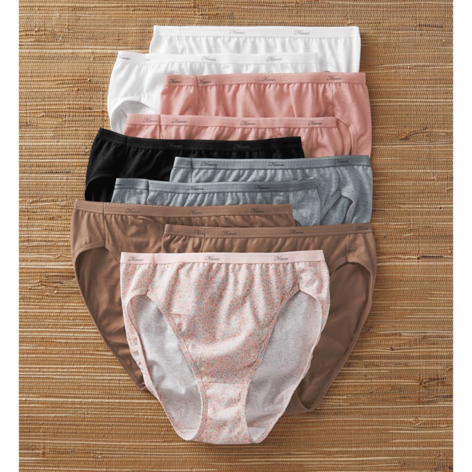Hanes 10-Pack Hi-Cut Panty, , large