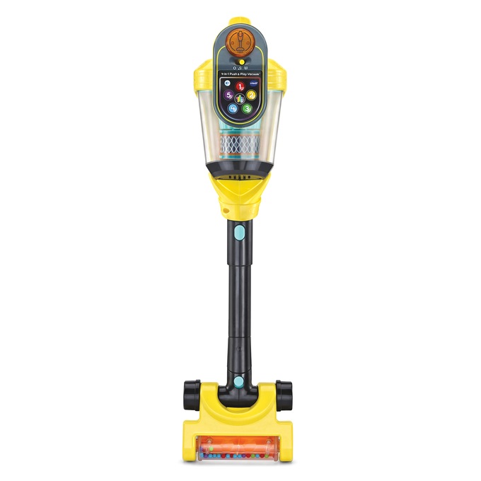 VTech 4-in-1 Push & Play Vacuum, Yellow, large