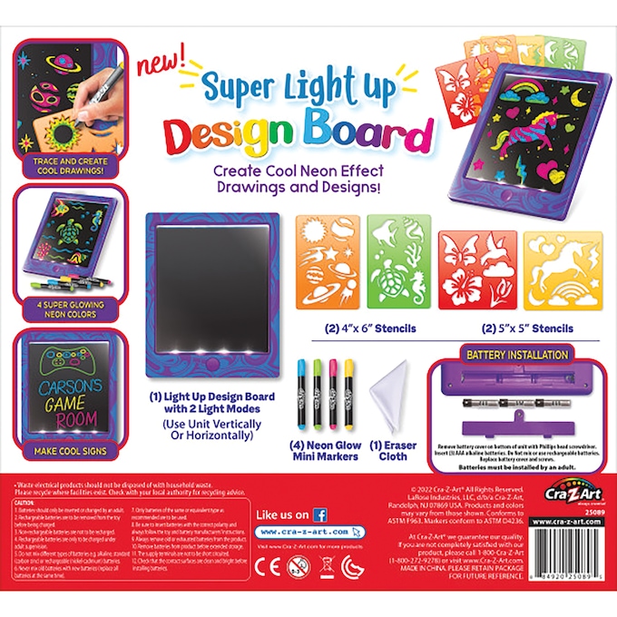 Cra-Z-Art Super Light Up Design Board, , large