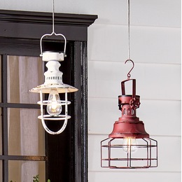 Solar Metal Cage Lantern, , large