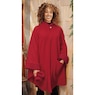 Sherpa-Trimmed Fleece Cape with Gloves, Salsa, large