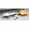 Name Two-Tone Metal Sentiment Arrow Pendant, , large