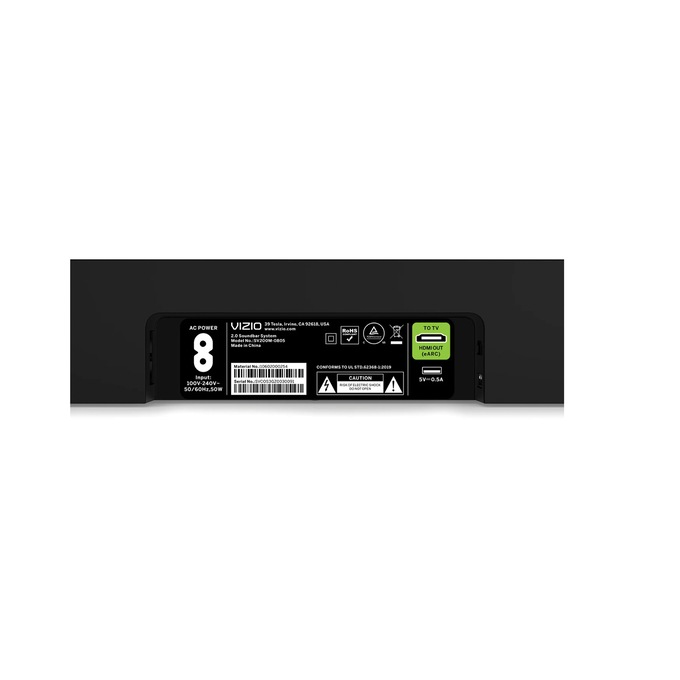 Vizio Soundbar, Black, large