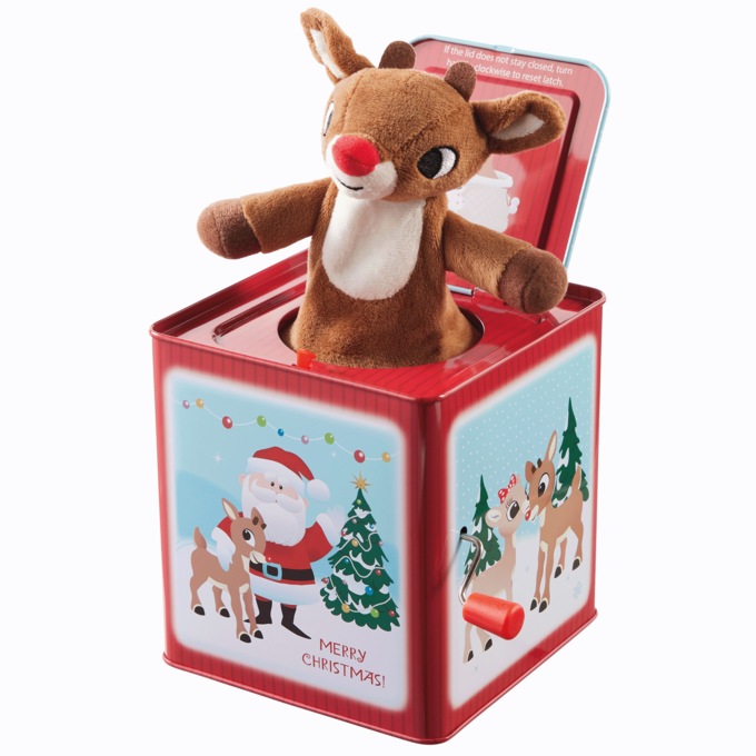 Rudolph Jack-in-the-Box, , large