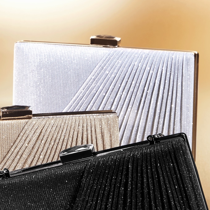 Suzie Clutch, Silver, large