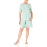 Print Shorty Pajama, Seaglass Floral, large
