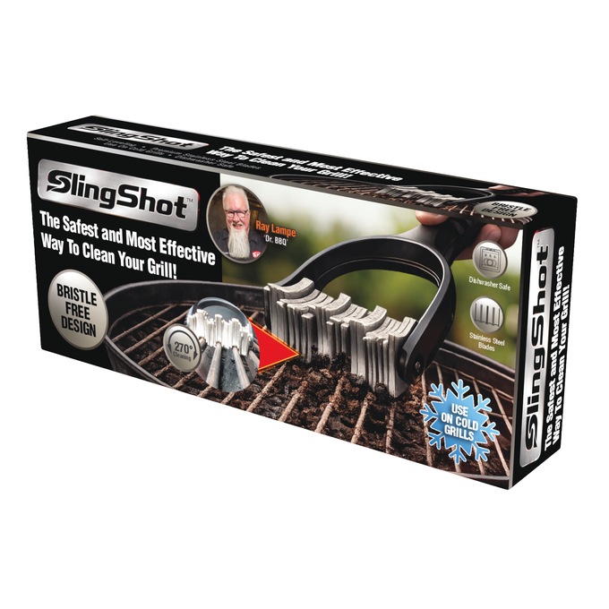 Slingshot Grill Cleaner, Black, large