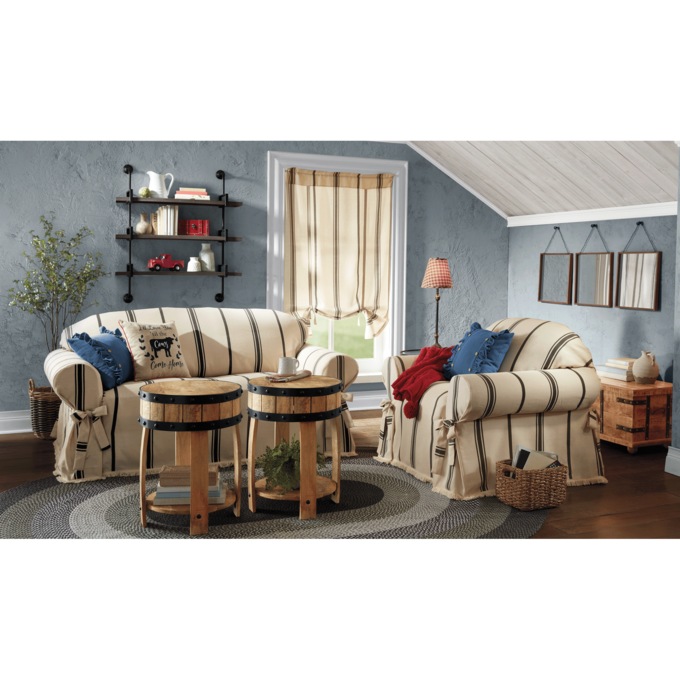 Barrel End Table, , large