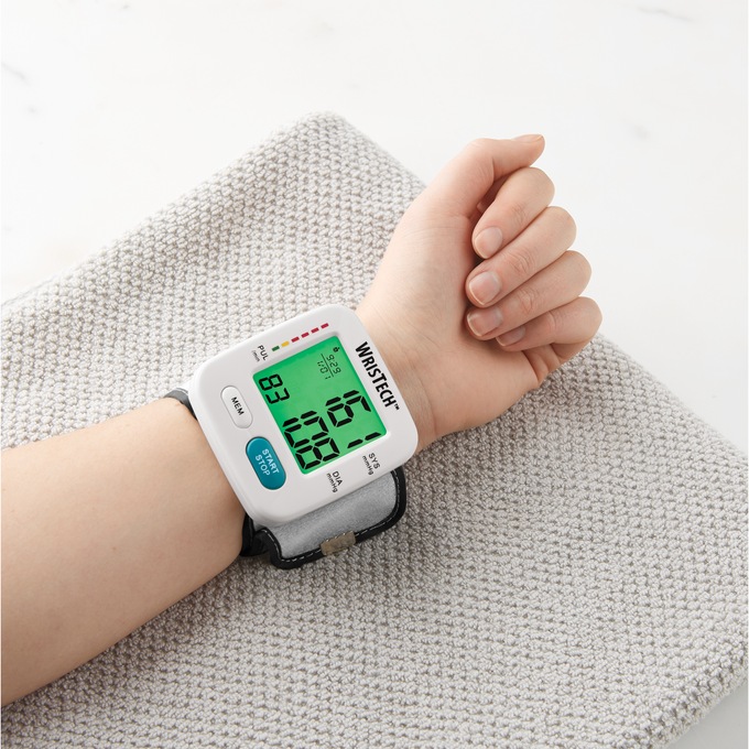 Color-Coded Wrist Blood Pressure Monitor, , large