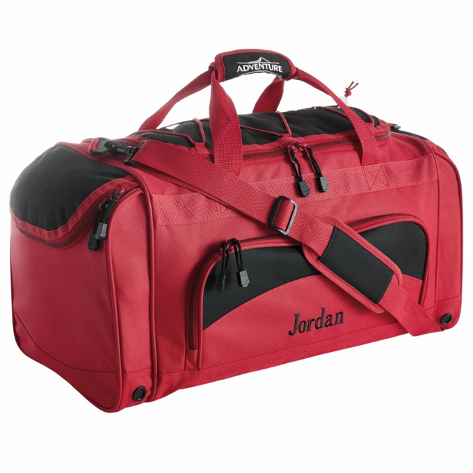 Personalized Duffel with Shoe Pocket, , large