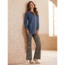 Leopard Flared-Leg Jean, , large