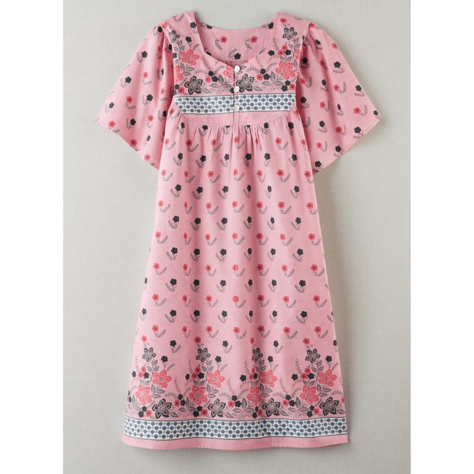 Metro Border Print Patio Dress, , large