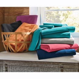 Color Connection Flannel Sheet Set, , large