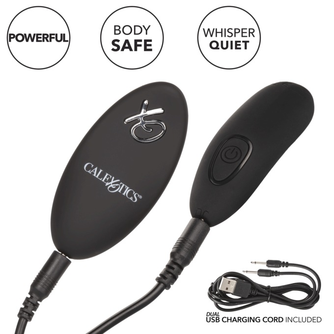 Remote Control Rechargeable Lace Thong Set, , large