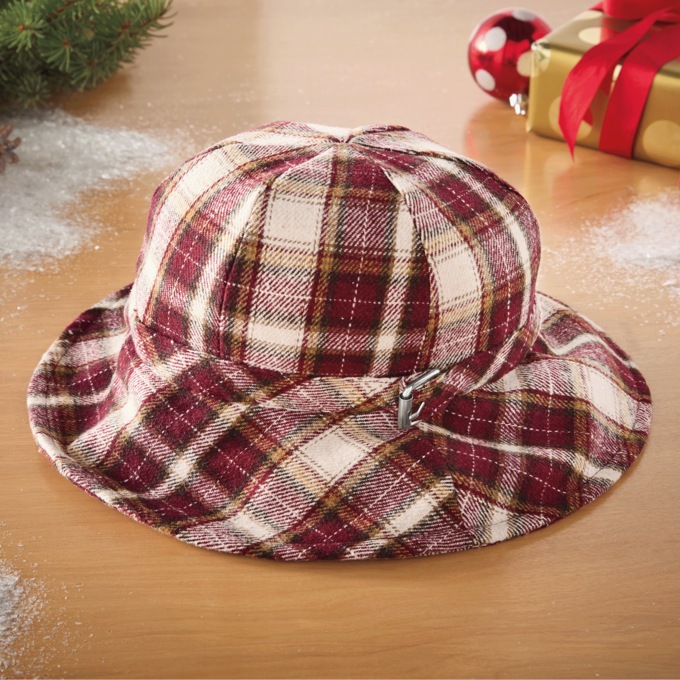 Plaid Bucket Hat, , large
