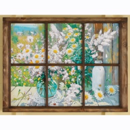 Daisy Window Wall Art, , large