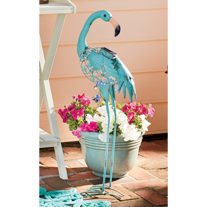 Solar Metal Flamingo, , large