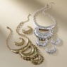 Pattern Necklace and Earring Set, , large