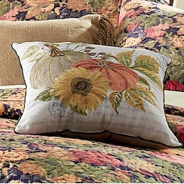Harvest Hooked Pillow, , large