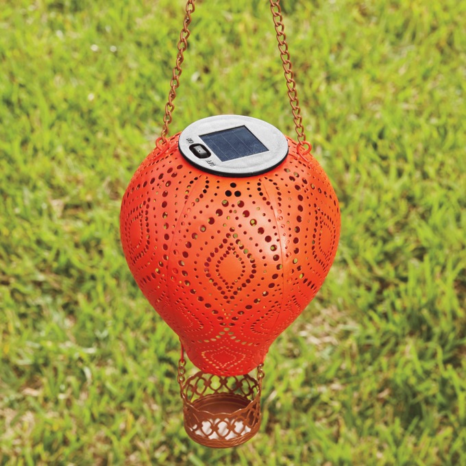 Set of 3 Solar Hot Air Balloon Lanterns, , large