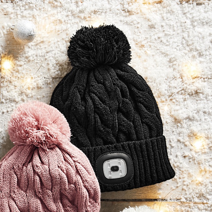 Night Scout Nova Pom Hat, Black, large