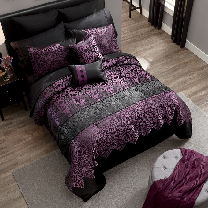 Kismet Woven Jacquard Comforter Set, 10 Pieces, , large