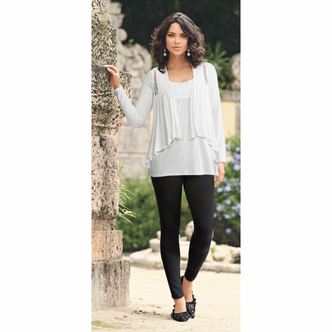 Lena Lace Cardigan Set, , large