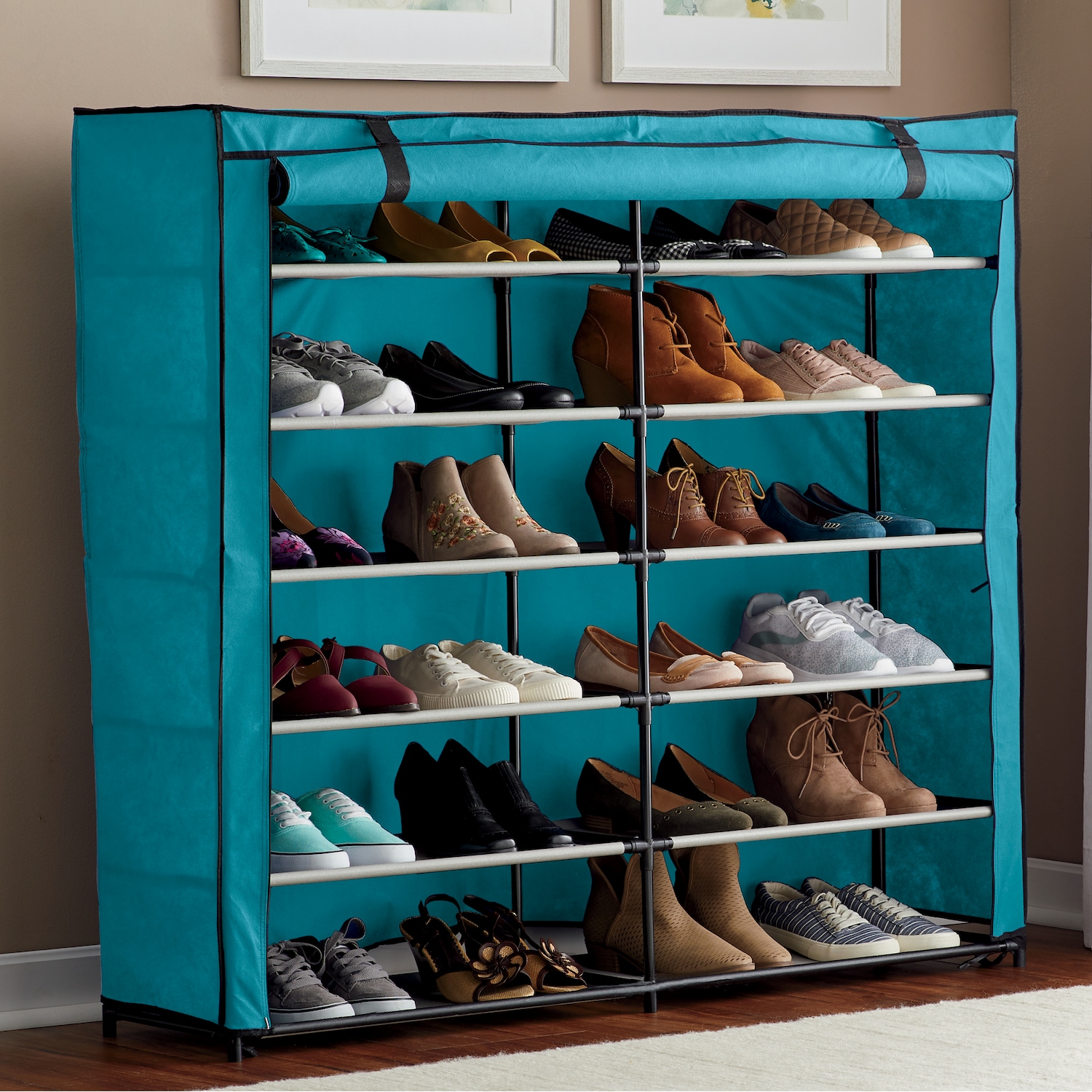 Double shoe 2025 rack