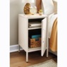 Small Locker Cabinet, Ivory, large
