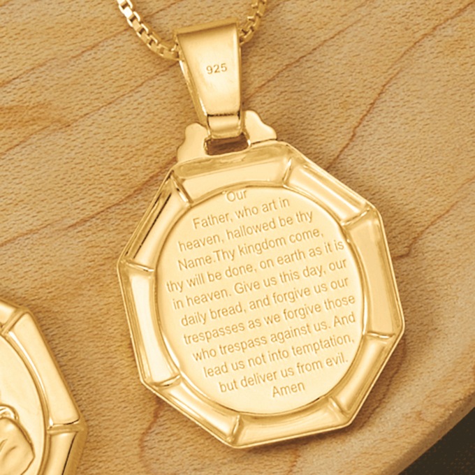 Jesus Our Father Pendant, , large