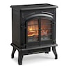 1500W Electric Fireplace Stove Heater with Remote & Realistic Flame Effect, , large