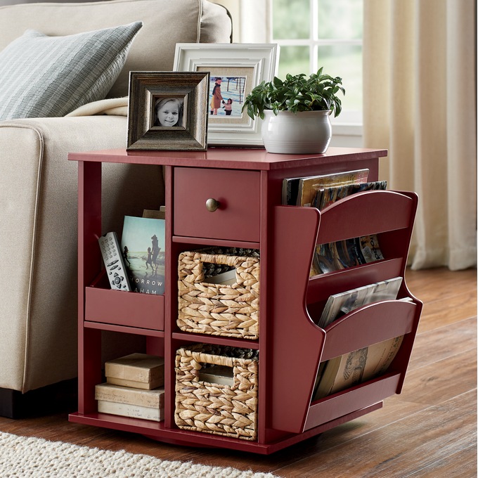 Admiral Revolving End Table, , large