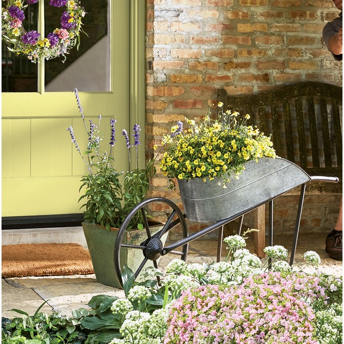 Metal Wheelbarrow, , large