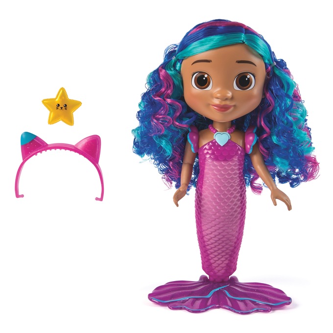 Gabby’s Dollhouse Sing and Shine Mermaid Gabby, , large