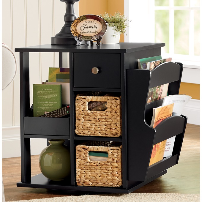 Admiral Revolving End Table, , large