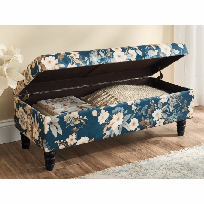 Floral Storage Bench, , large
