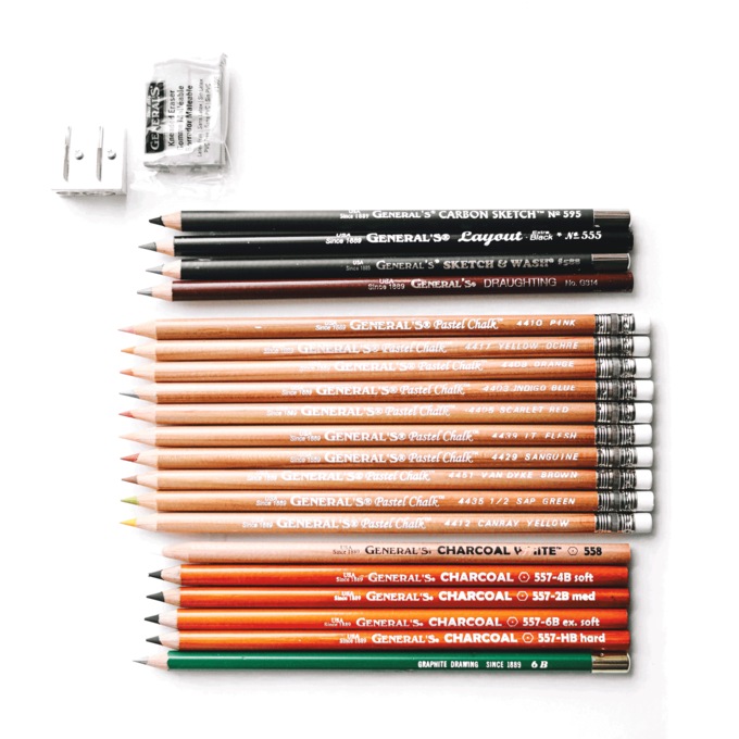General's Pencil Drawing & Sketching Kit No. 20, , large