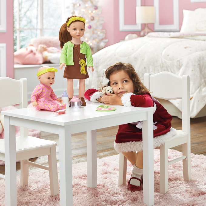 Sweet Sisters Doll Set, Brunette, large