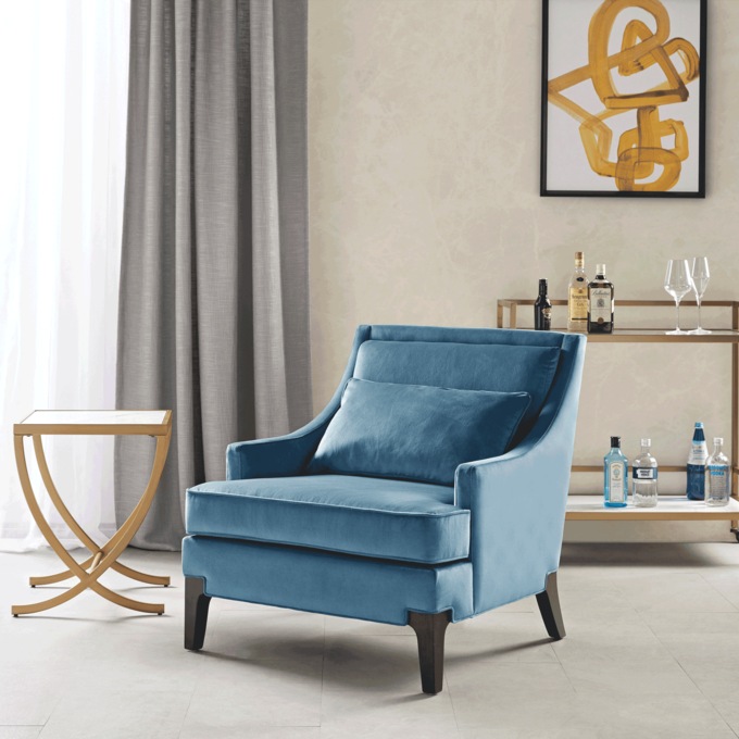 Martha Stewart Anna Arm Accent Chair, , large