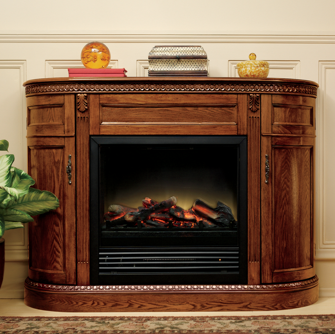 Signature Hand Carved Fireplace Console Montgomery Ward