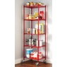 5-Shelf Tower Metal Rolling Rack, , large