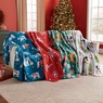 Holiday Novelty Fleece Throw, , large