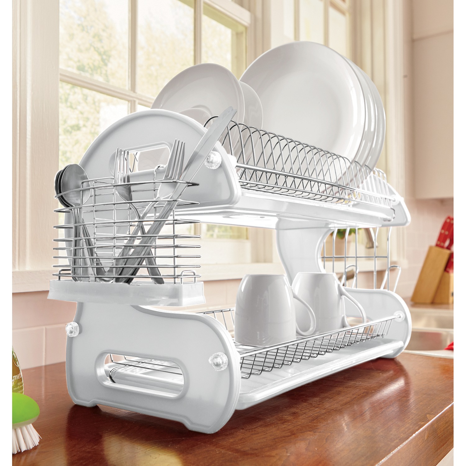 2 Tier Dish Rack Montgomery Ward