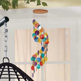 Color Capiz Chime, , large