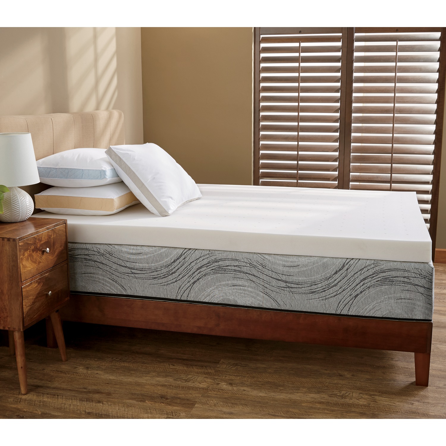 Serta® 3-inch Deep-Pocket Gel Memory Foam Mattress Topper