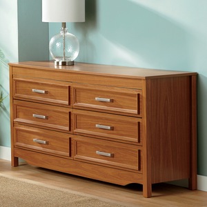 Candice 6-Drawer Lowboy, Natural, large